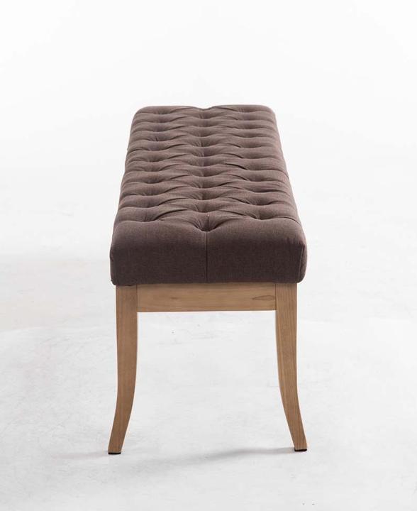 Produktbild CLP Sitzbank Ramses Stoff antik-hell 150, braun (150 cm)