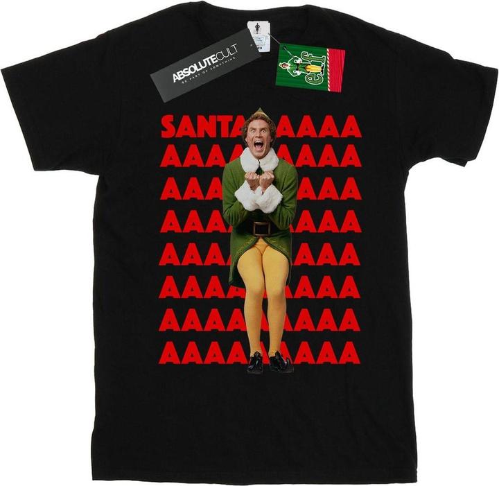 Elf Buddy Santa Scream TShirt (XL)