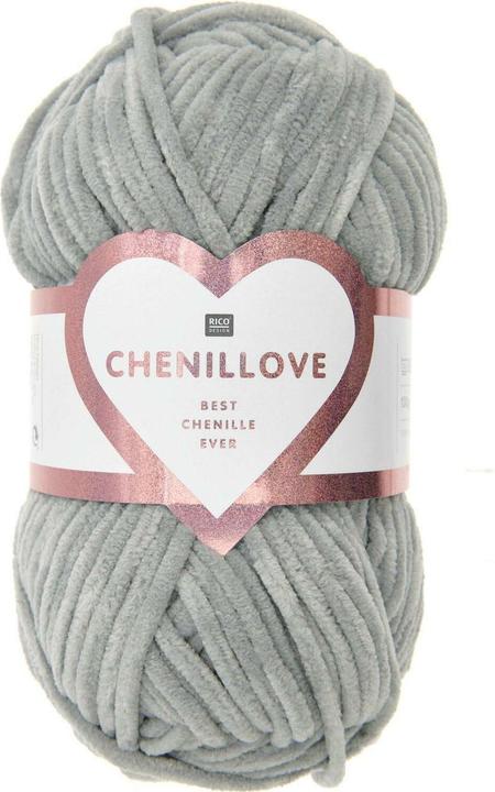 Rico Design Laine Chenillove 100 g, Gris (110 m)