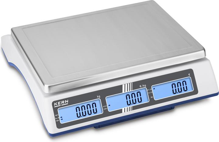 Actual product image Kern High-quality shop scales with large item memory, convenient operating philosophy and calibration