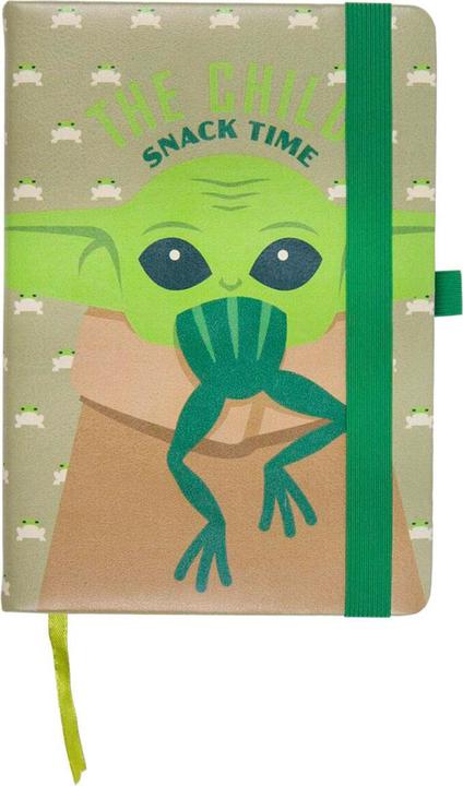 Produktbild Cerdá Star Wars: The Mandalorian - The Child Snack Time Faux Leather Premium A5 Notebook (A5, Harter Einband)
