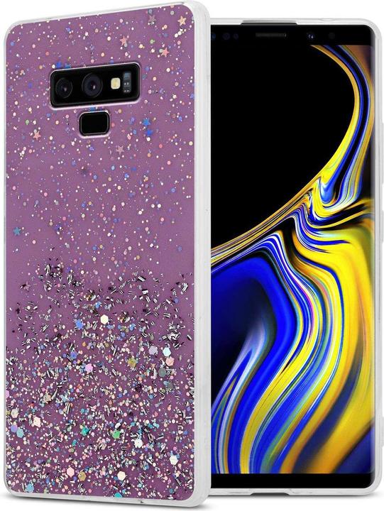 Violet avec paillettes