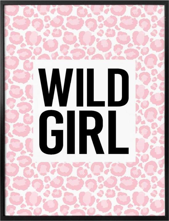 Produktbild Trenddeko Leopard - Wild Girl (40 x 50 cm)