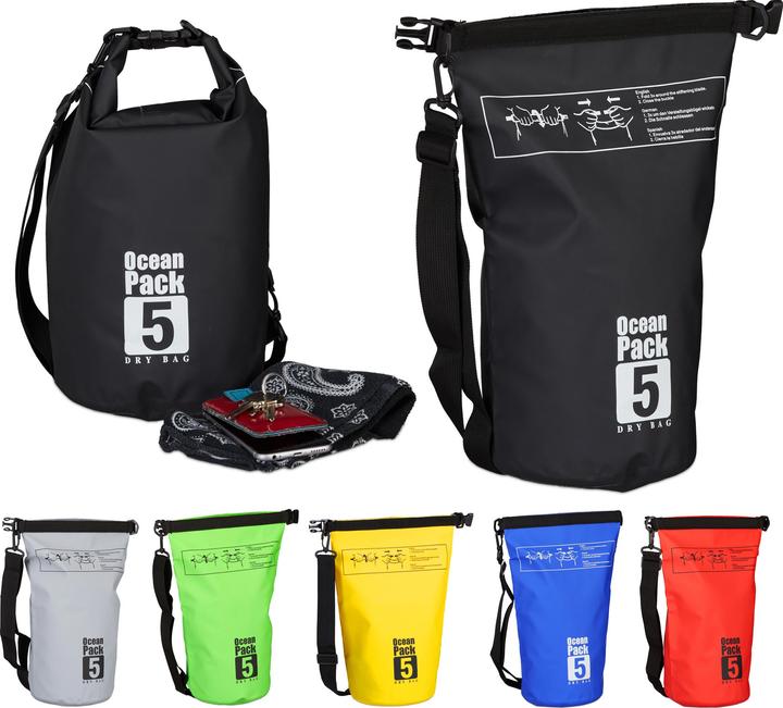 Immagine prodotto Relaxdays Zaino impermeabile ocean pack 5L (5 l)