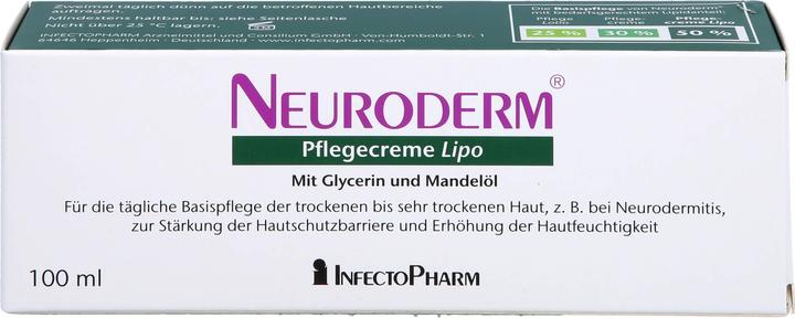 Produktbild Neuroderm Pflegecreme Lipo, 100 ml Creme (100 ml, 24h Creme)