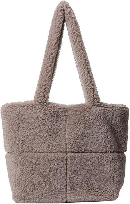 Only-Bags.Store Schicke Kunstpelz-Umhängetasche - vielseitig und leicht, perfekt für Arbeit oder Freizeit