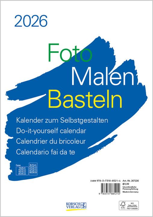 Etichetta energetica Calendari da illustrare Calendario perpetuo Foto Disegno Bricolage