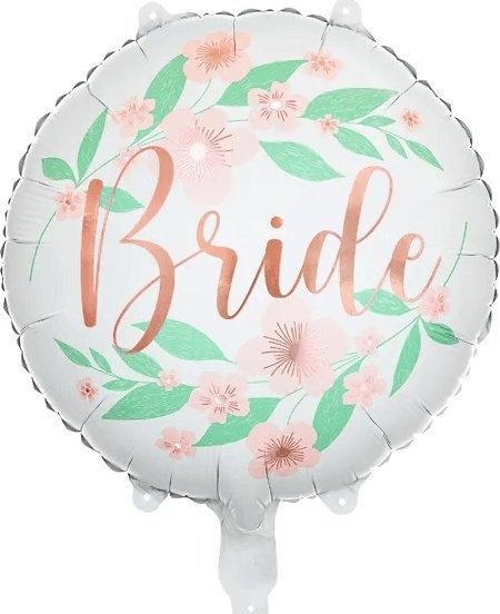 Immagine prodotto Partydeco Palloncino in foil Fiore Sposa 45cm, bianco (1 pz / 1 pz.)
