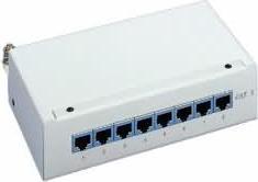 Actual product image equip Patch distributor 8 port CAT 5e