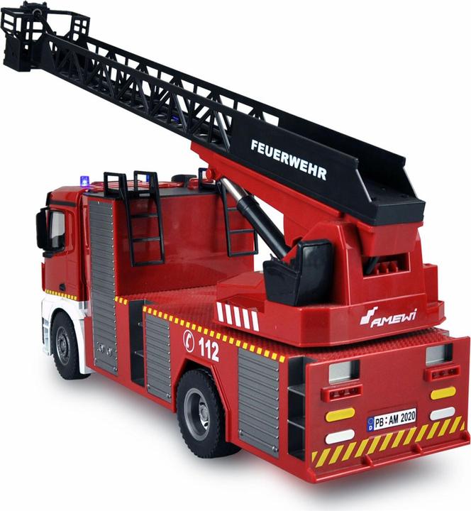 Actual product image Amewi Mercedes-Benz Fire Brigade Electric Brushed Emergency Vehicle 4WD 1:18 RTR (RTR Ready-to-Run)