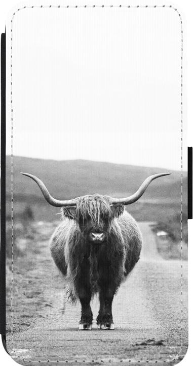 Image du produit PhoneLook Coque Wallet noir Highland cattle (Apple iPhone 13 Pro Max)