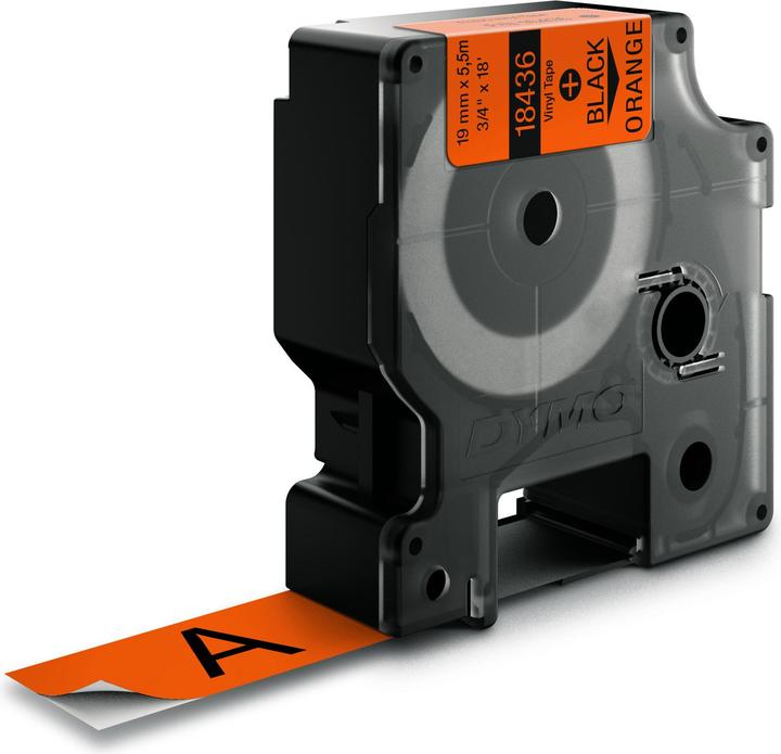 Actual product image Dymo Writing tape 19mm vinyl (1.90 cm, Orange)