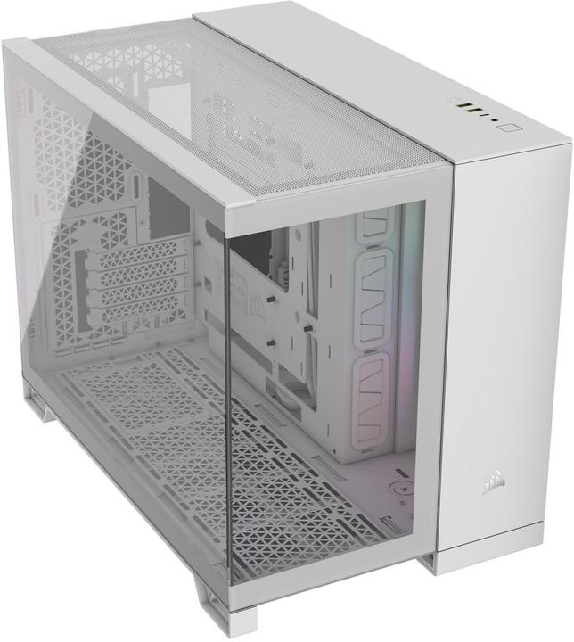 Actual product image Corsair Case iCUE 2500X RGB Midi TG white (mATX)