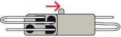 Actual product image Fischer FIS 044559 Wireclip WIC 2 VE20 (Plastic cable ties, 30000 mm, 20 pcs.)