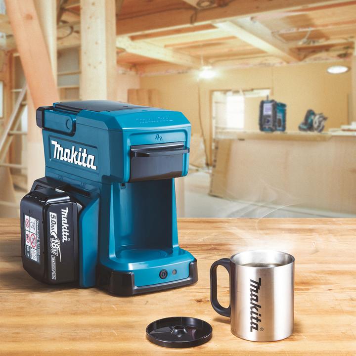 Produktbild Makita DCM 501 RT Kaffeemaschine Akku betrieben, tragbar + 1x 5,0 Ah Akku & LadegerÃ¤t