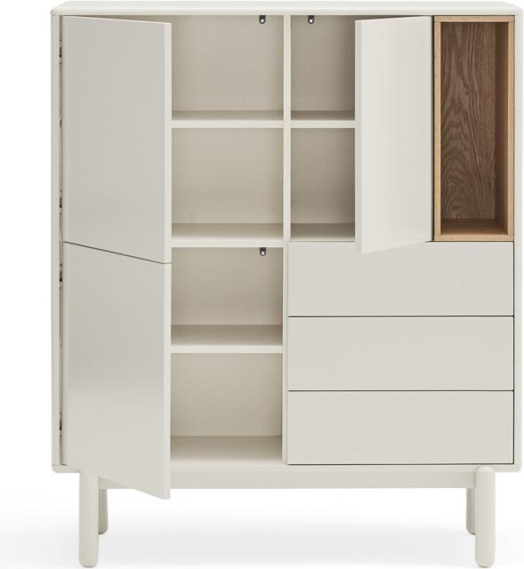 Image du produit Teulat Buffet haut Corvo Cream 120 x 100 cm (100 x 120 x 40 cm)