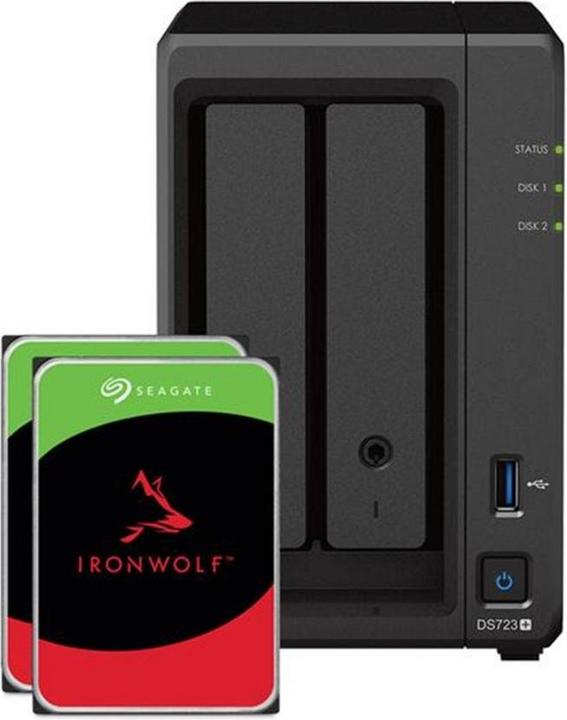 Image du produit Synology DS723+ (2 x 4 To, Seagate Ironwolf)