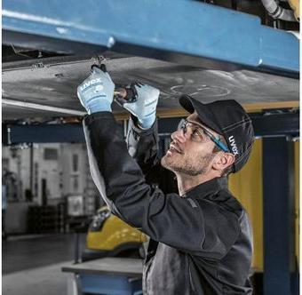 Produktbild Uvex Safety Mechanikerhandschuh Phynomic AirLite B ESD, Blau (11)