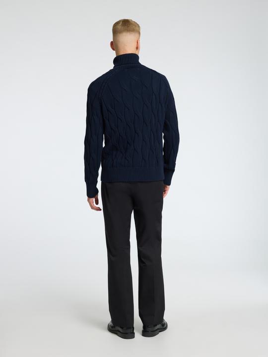 Actual product image Selected Homme Slhcallo Ls Knit Relaxed Cable Roll Neck (XXL)
