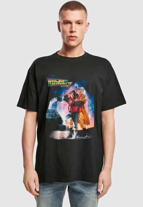 Actual product image Merchcode Back to the Future II Poster Oversize Tee - 199051 (XXL)