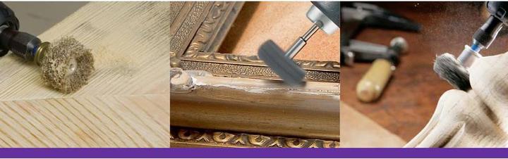 Produktbild Dremel Feinschleifscheiben grob/mittel Ø 25,0 mm, EZ SpeedClic kompatibel (2 Stück) (180)