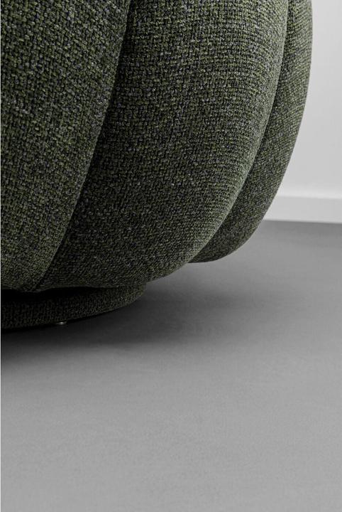 Actual product image Kare Design Swivel armchair Peppo Bloom Melange Green