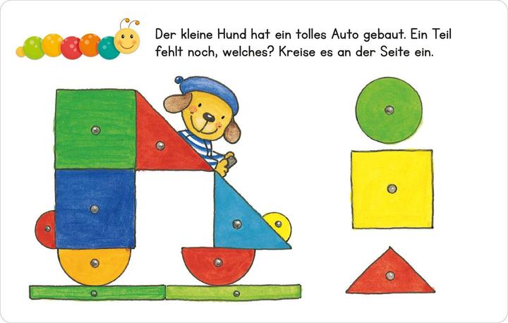 Actual product image Learning caterpillar - shapes and sizes (German)