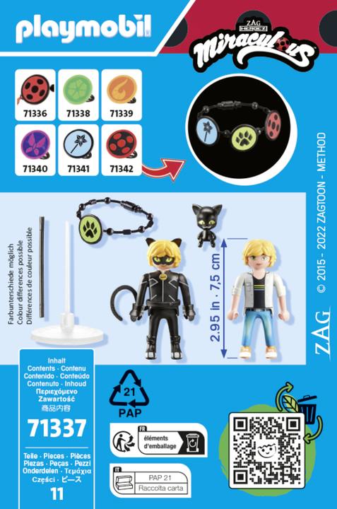 Actual product image Playmobil Adrien & Cat Noir (71337, Playmobil Miraculous)