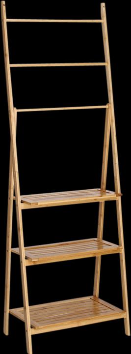 Actual product image Zeller Present Ladder shelf w. 3 shelves, bamboo
