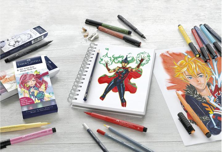 Produktbild Faber-Castell Pitt Artist Manga Shôjo (Mehrfarbig, 6 x)
