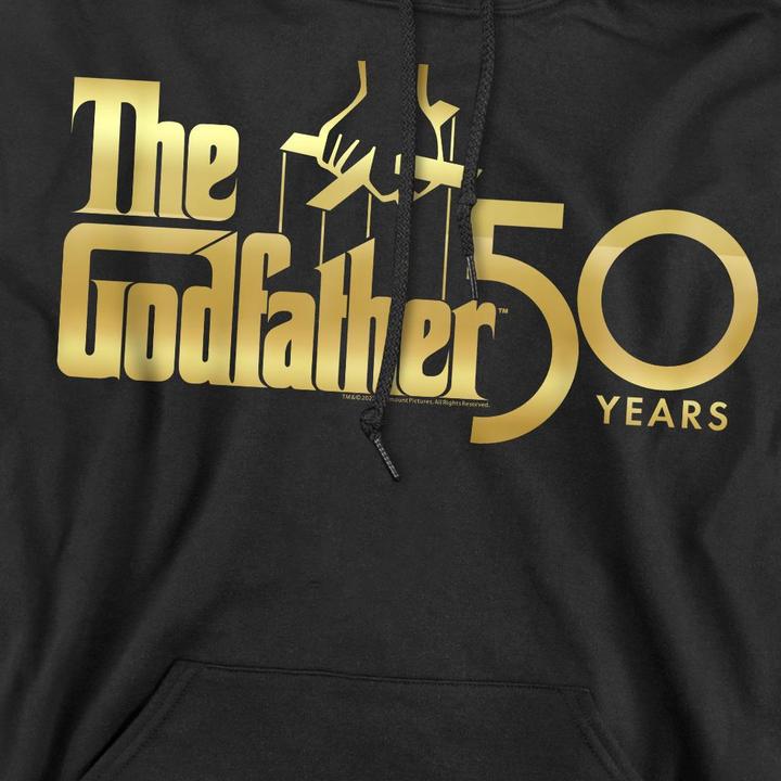 Immagine prodotto The Godfather 50th Felpa con Cappuccio Logo Uomo (S)
