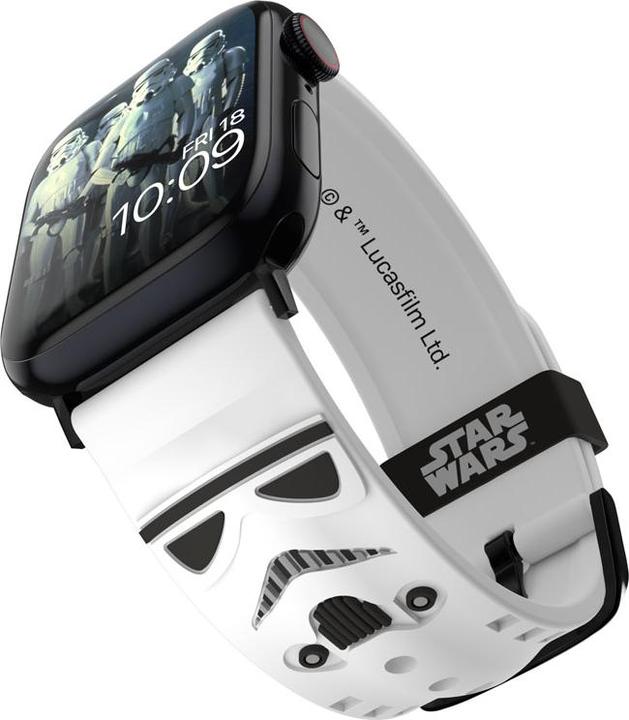 Actual product image Moby Fox Star Wars - Apple Watch Armband 38/40/41/42/44/45/49 mm (Stormtrooper 3D) (Silicone)