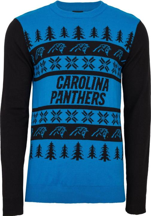 Foco NFL Ugly Sweater XMAS Strick Pullover Carolina Panthers - XL (XL)
