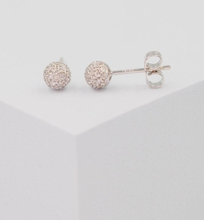 Image du produit Muau Boucles d'oreilles (Or blanc 750/18K)