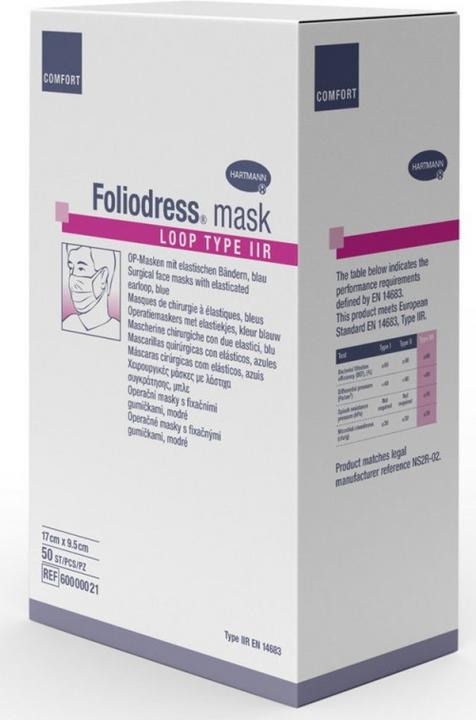 Produktbild Foliodress Mask Loop Typ IIR 50 Stk (Typ II, 50 x)