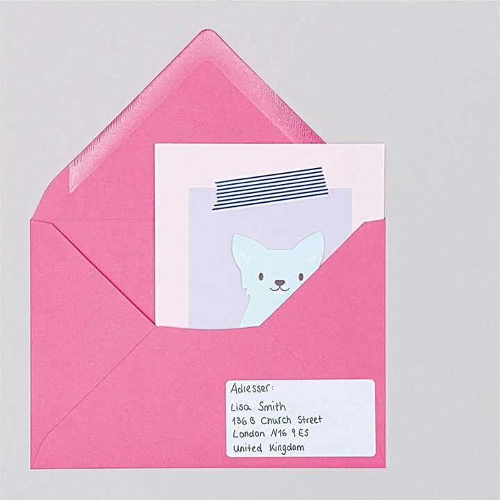 Produktbild Rico Design Paper Poetry Essentials Umschlag B6 Pink, Position (B6, 50 x)