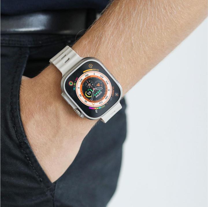 Produktbild Vonmählen Wave-Armband 2 für Apple Watch 38 40 41 mm beige (Recyceltes Silikon)