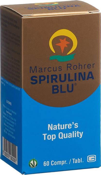 Marcus Rohrer Spirulina BLU Tabl Glasfl 60 Stk (60 Stück, Tabletten, 168 g)