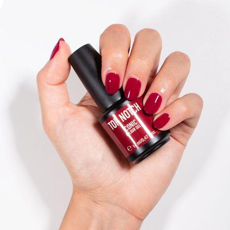 Immagine prodotto Mesauda Top Notch Iconic 225 Cherie Semi-Permanent Nail Polish 14ml (225 Cherie, Topcoat)