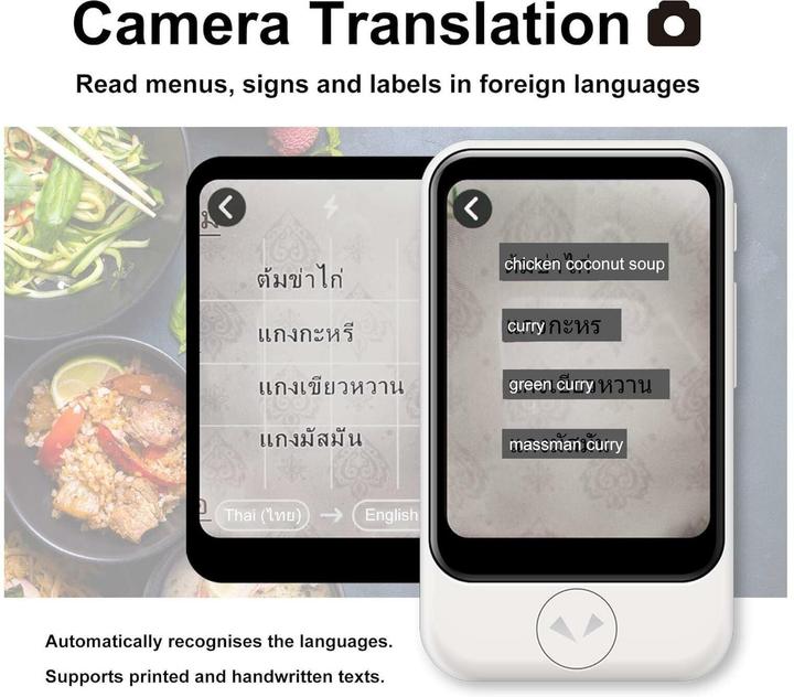 Pocketalk Übersetzer S2 Plus Weiss