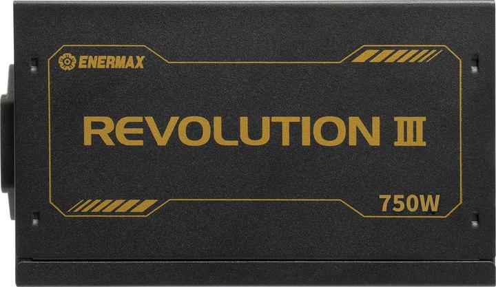 Produktbild Enermax Power Supply 750W Revolution3 80+ Gold Black FULLMOD (750 W)