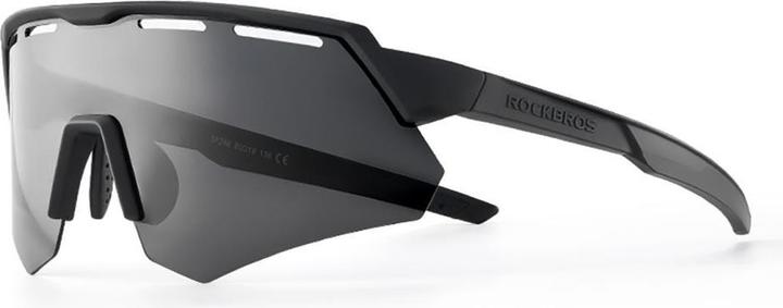 Immagine prodotto Rockbros Occhiali da ciclismo polarizzati con protezione UV e inserto correttivo - Grigio (Grigio, Grigio)