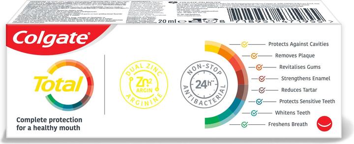 Image du produit Colgate Total Original, format voyage (20 ml)