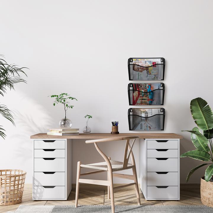 Actual product image Relaxdays Magazine holder