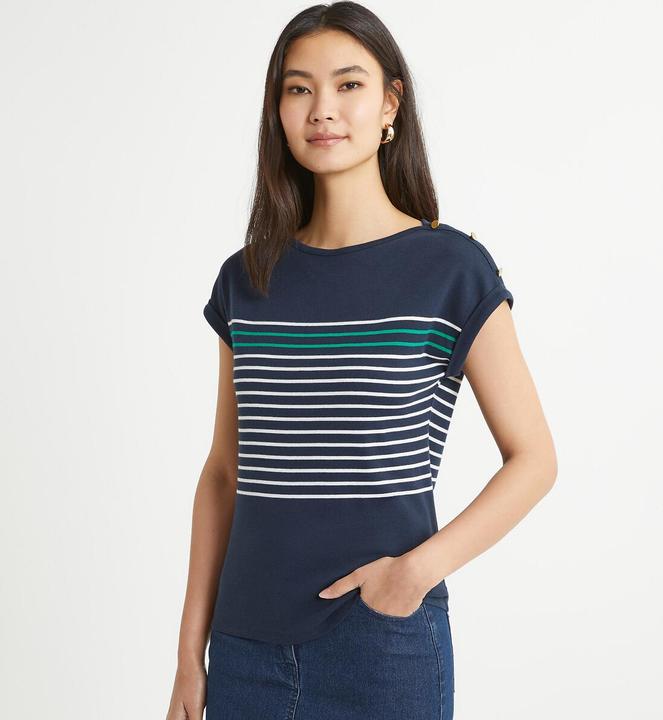 Anne Weyburn Gestreiftes T-Shirt