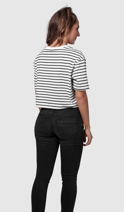 Actual product image Urban Classics Ladies Short Striped Oversized Tee (XS)
