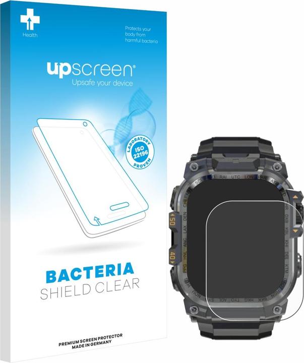 upscreen Schutzfolie Displayschutz Displayschutzfolie Folie Klar antibakteriell