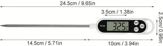 Produktbild PhoneLook Elektronischer Fleisch- und Lebensmittel Thermometer mit LCD-Anzeige