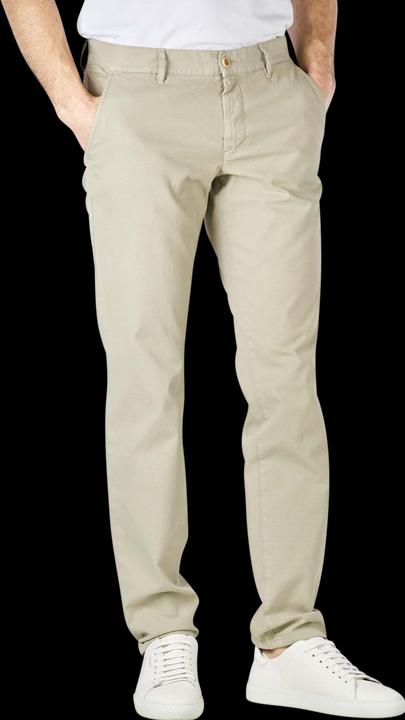 Actual product image Alberto Two Tone Cotton Lou Pant Slim Fit Light Green (W32/L30)