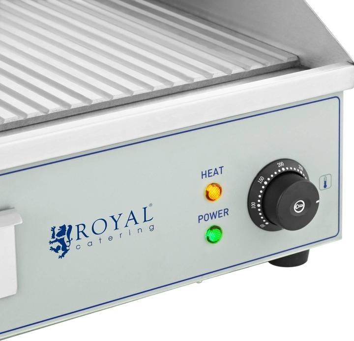 Produktbild Royal Catering Elektrogrill 400 x 730 mm Grillplatte elektrische Grillplatte Grill Gastrogrill (4.40 kW)